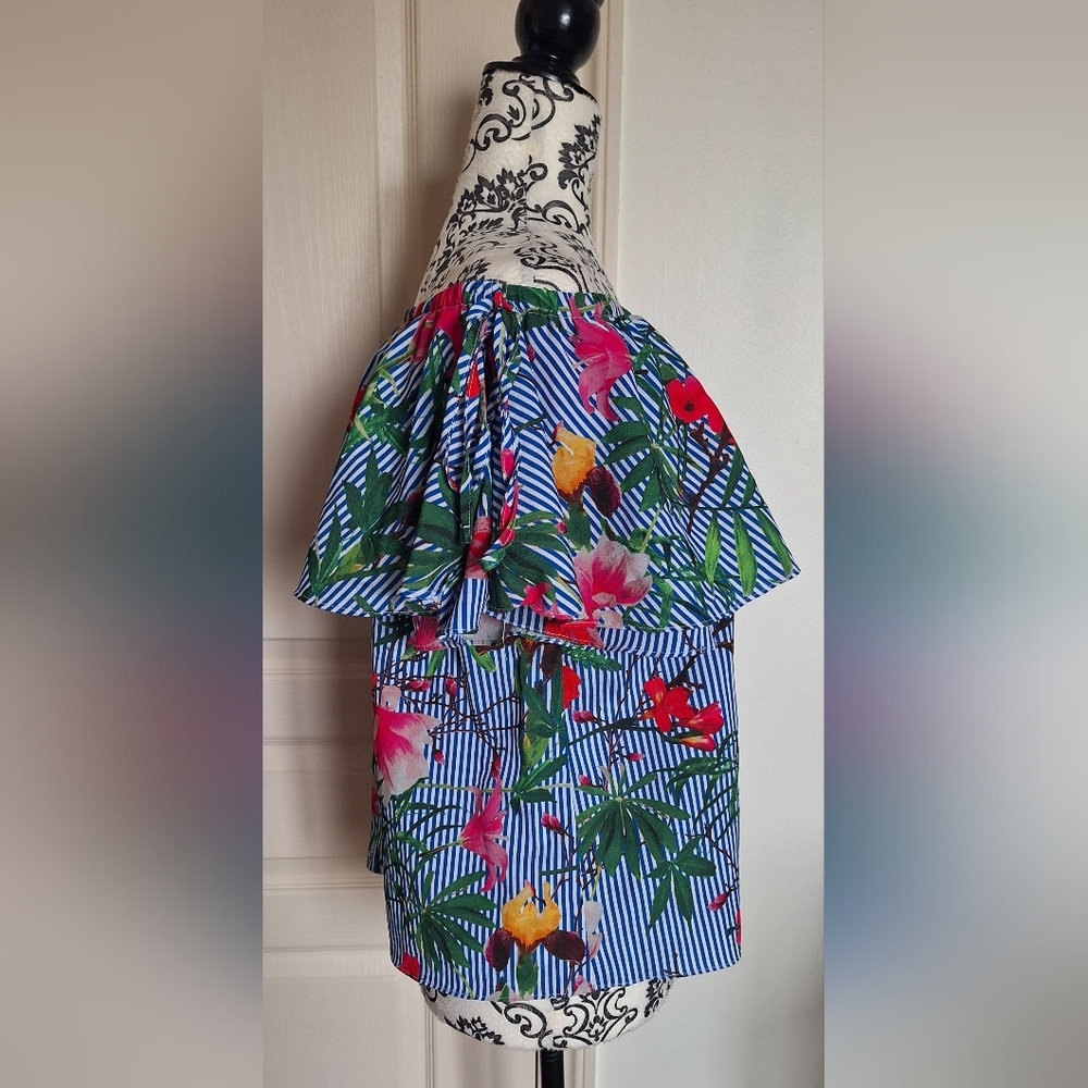 Charlie B off the shoulder floral top size S - Picture 6 of 6